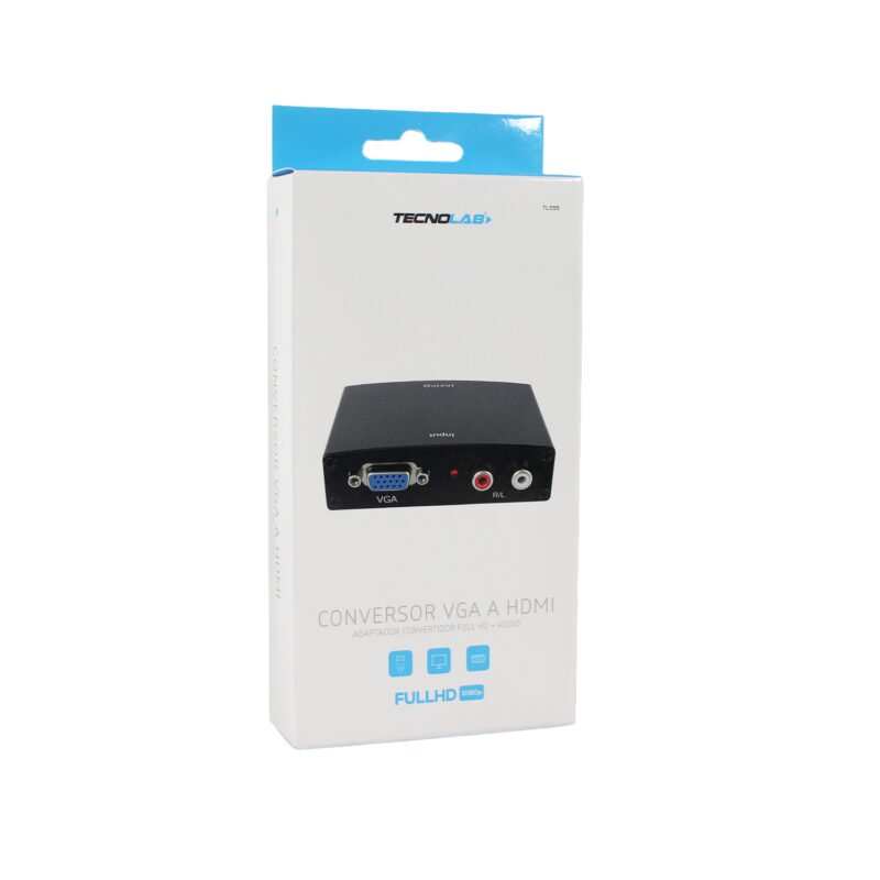 convertidor vga + audio a hdmi — vista 2