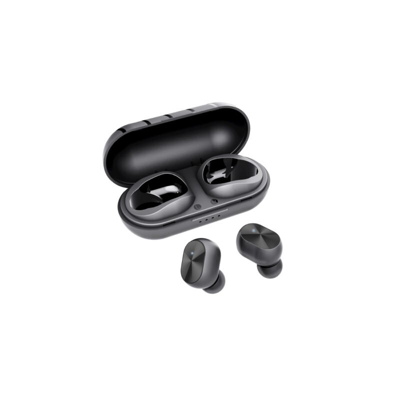 audifono tecnolab con respuesta de 20hz 20khz, bateria de 30mah, uso de 3 horas, rango inalambrico 10m. black — vista 2
