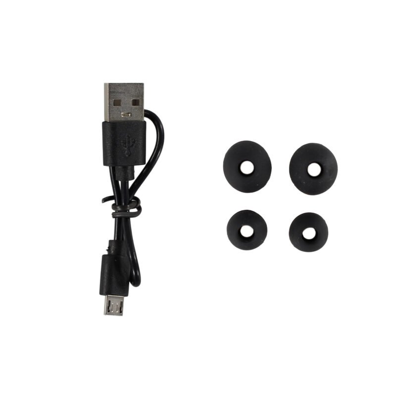 audifono tecnolab, frecuencia 20hz 20khz, bateria de 30mah, 3h de uso, rango inalambrico 10m. black — vista 12