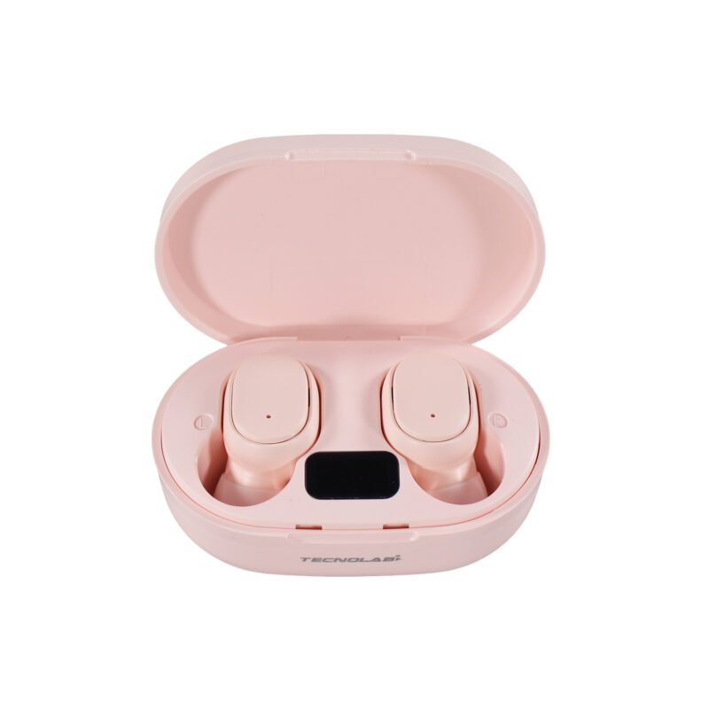audifono tecnolab 10mm, frecuencia 20hz 20khz, bateria de 30mah, 3h de uso, rango inalambrico 10m. pink — vista 8