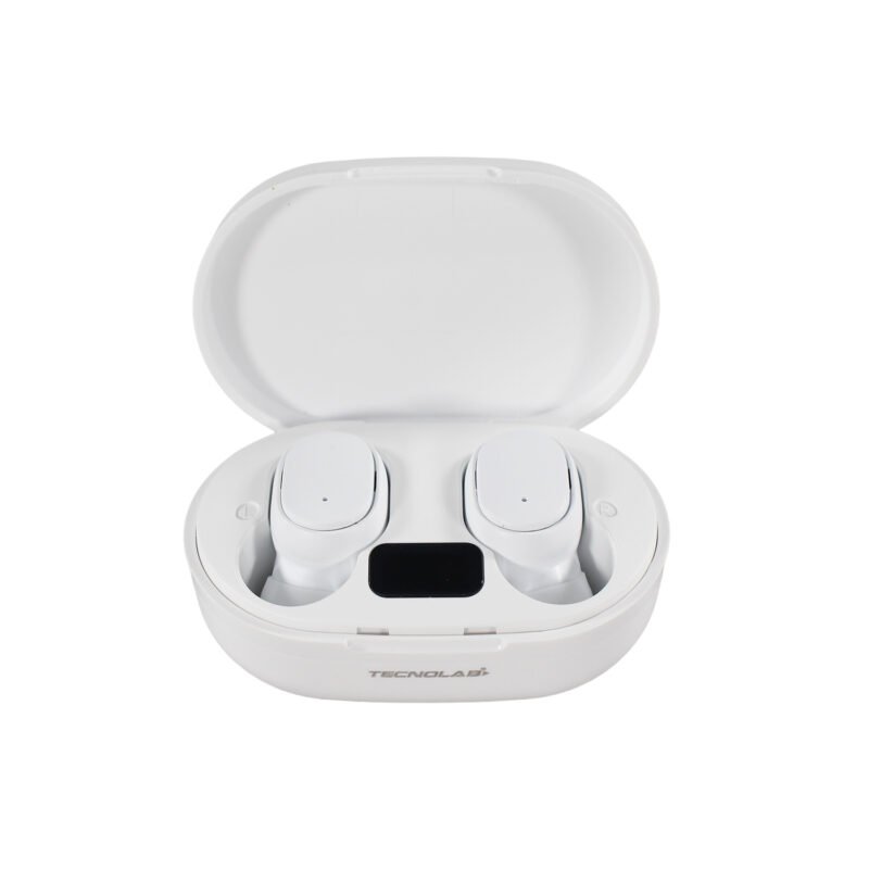 audifono tecnolab, frecuencia 20hz 20khz, bateria de 30mah, 3h de uso, rango inalambrico 10m.white — vista 8