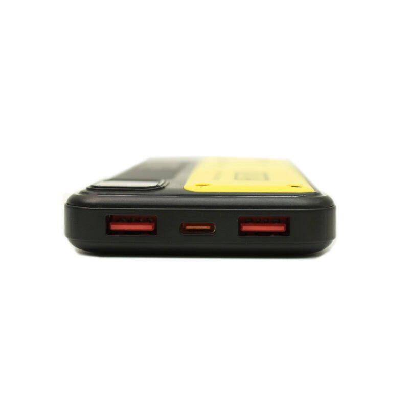 powerbank 10000mah 22,5w led display black yellow — vista 3