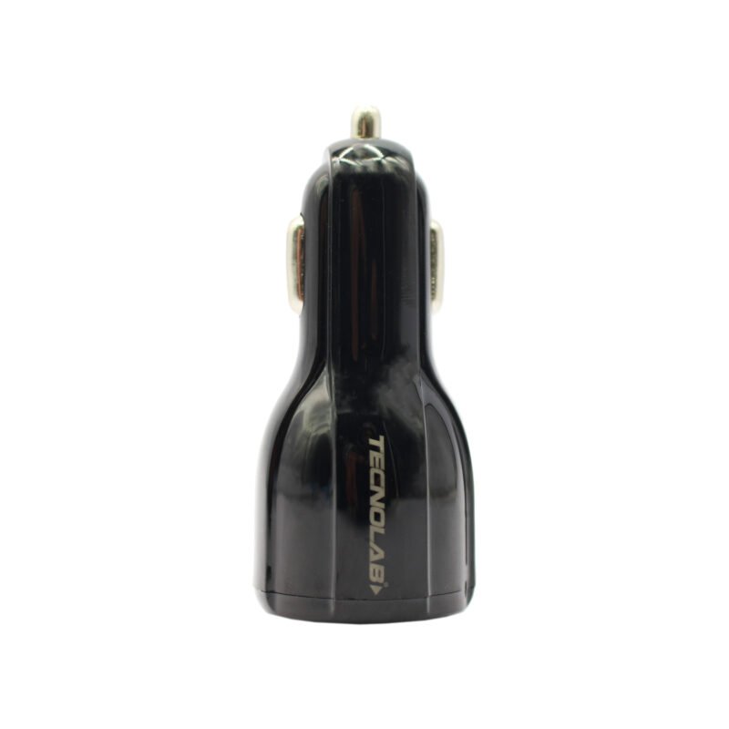 cargador tecnolab para automovil 60w, 1 puerto usb, tipo c, usb a+tipo c. black — vista 2