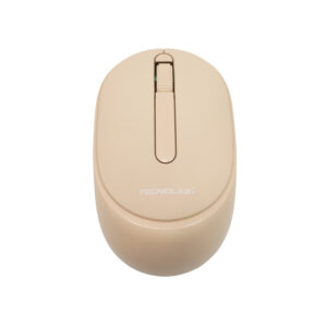 mouse tecnolab bt + 2.4ghz, 1000 dpi, 3 botones, pila aa, sensor luz roja led, distancia 10m. pink