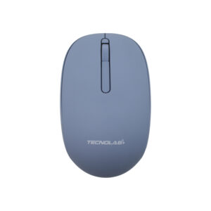 mouse tecnolab bt + 2.4ghz, 1000 dpi, 3 botones, pila aa, sensor luz roja led, distancia 10m. blue