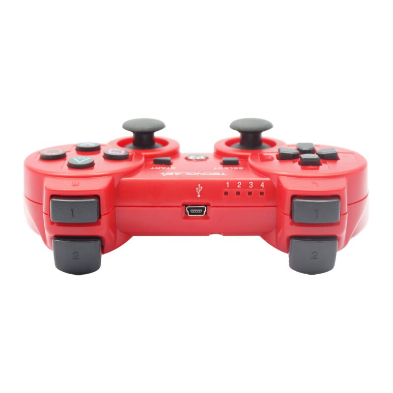 control tecnolab play station 3 dual shock bluetooth wireless con entrada red — vista 2