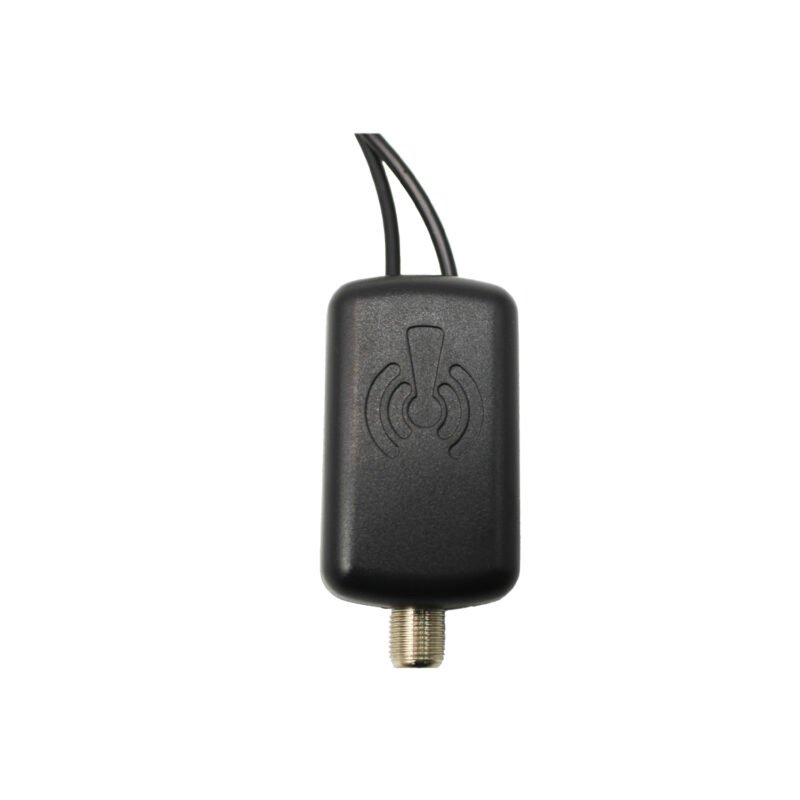 antena digital tecnolab para tv para interior o exterior, 25 db, material plastico con amplificador — vista 3