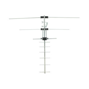 antena digital tecnolab para tv para exterior, 7 9db, material aluminio
