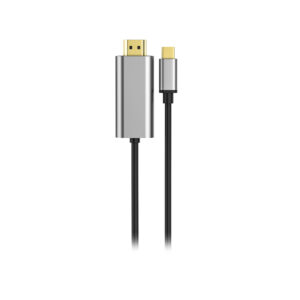 cable tipo c a hdmi, 2 mts, carcasa metalica 4k