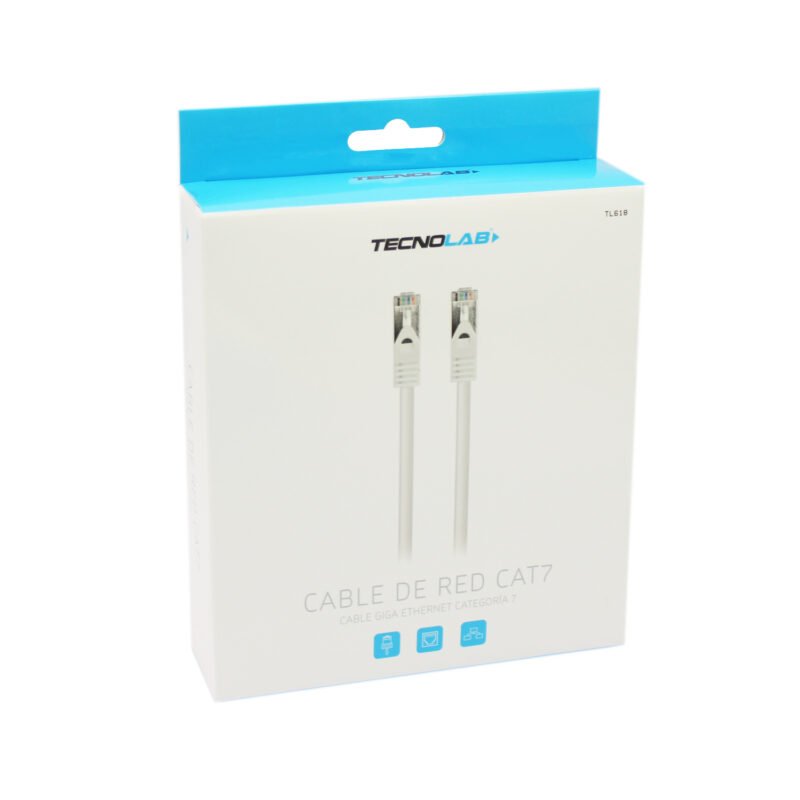 cable utp cat7 velocidad 10gbps, 600mhz 5 mts