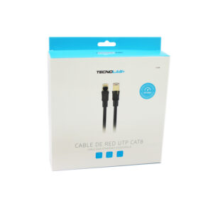 cable utp cat8 velocidad 40gbps. 2000mhz. 10 mts