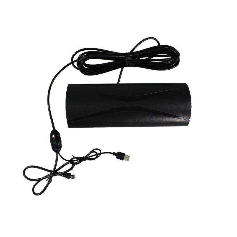antena digital tecnolab para tv, amplificador 25 30 db, plastico, cable 5mt black — vista 2