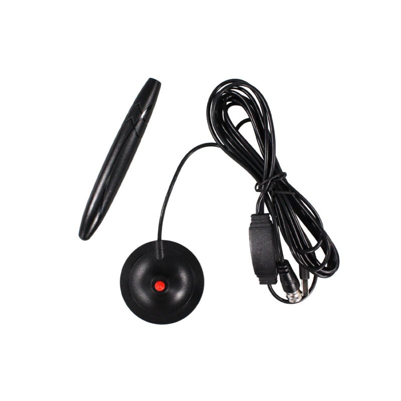 antena digital para tv negra, amplificador 25 db, plastico, cable 3m — vista 2