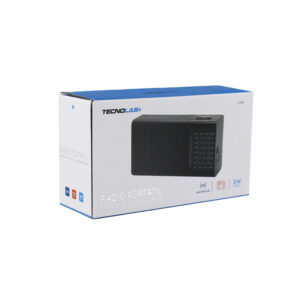 radio tecnolab portatil am/fm/sw, jack s, luz led, 3 pila aa, 3w.