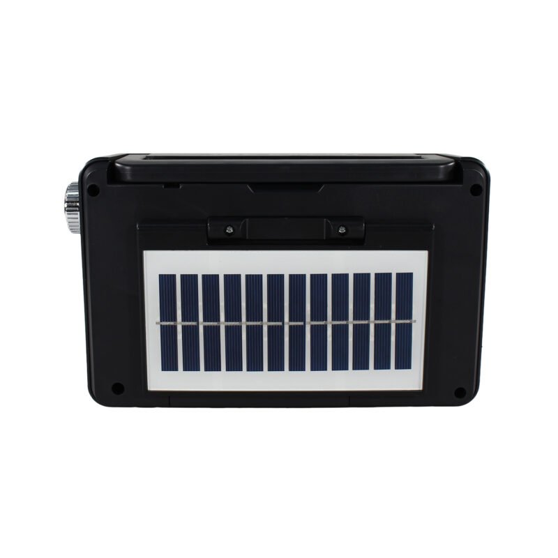 radio tecnolab portatil am/fm/sw, usb/tf, bt, con linterna, carga solar, bateria litio 18650, 5w. — vista 7