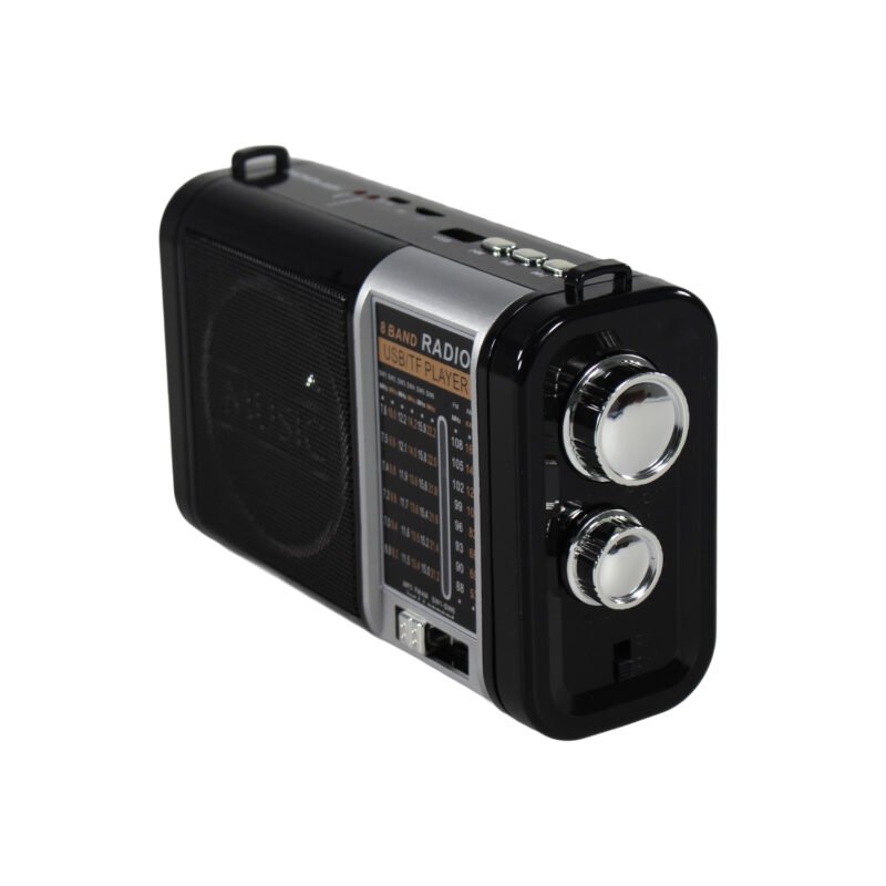 radio tecnolab 3 bandas am/fm/sw, usb/tf, mp3, bt, con luz led, bateria litio 18650. — vista 7