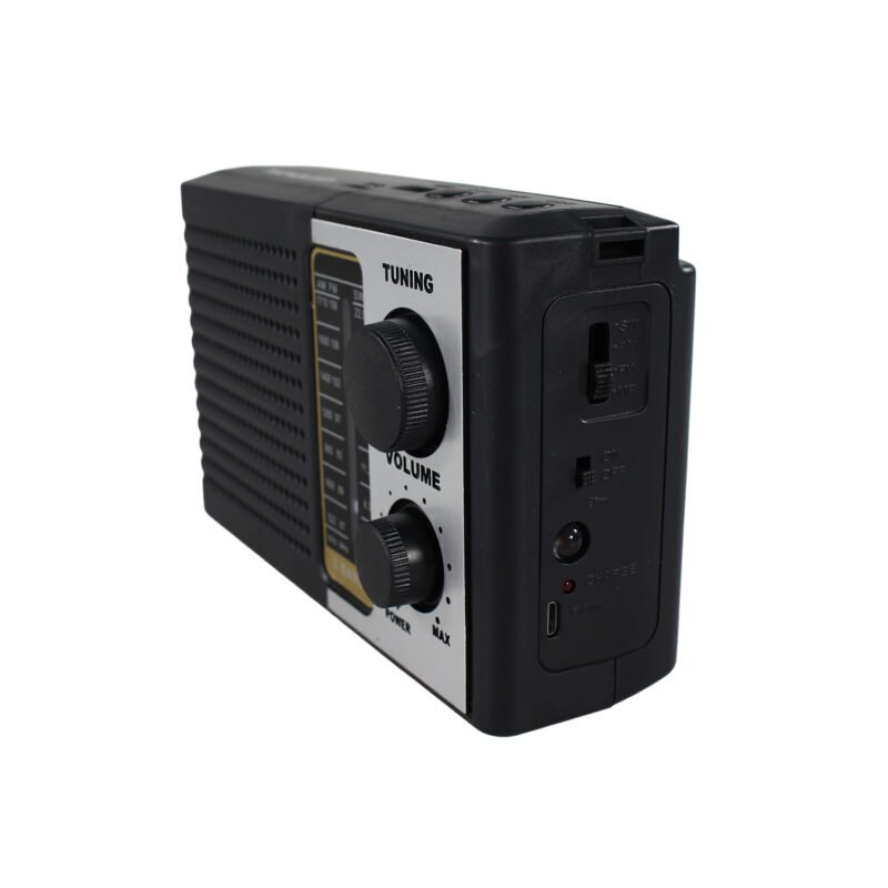 radio tecnolab portatil am/fm/sw, usb/tf, luz led, bateria litio 18650, antena telescopica, 5w. — vista 11