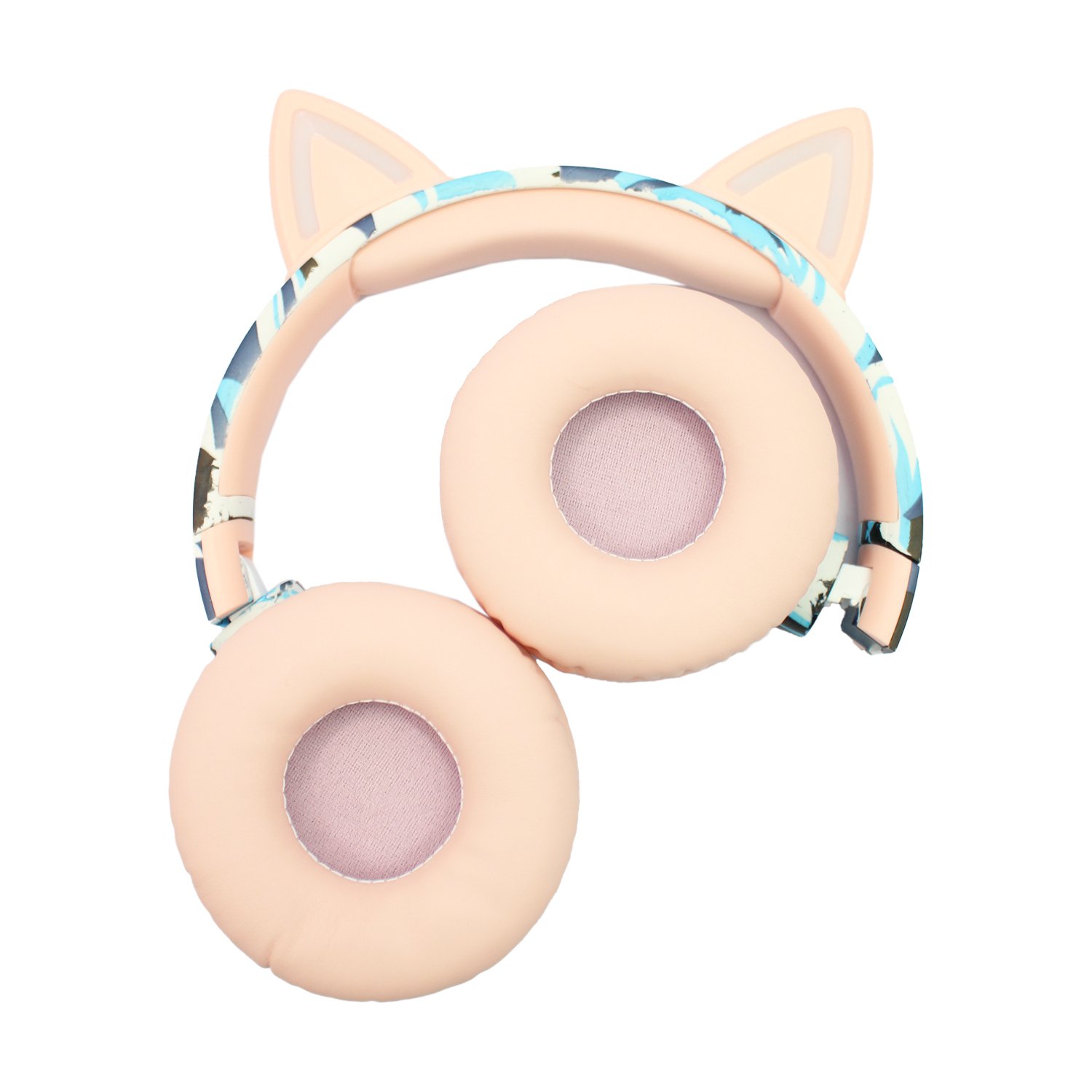 audifono tecnolab inalambricos orejas de gato bt v5.3, rgb, 40mm, radio fm, micro sd, carga tipo c, 10m alcance. pink audifono tecnolab inalambricos orejas de gato bt v5.3, rgb, 40mm, radio fm, micro sd, carga tipo c, 10m alcance. pink