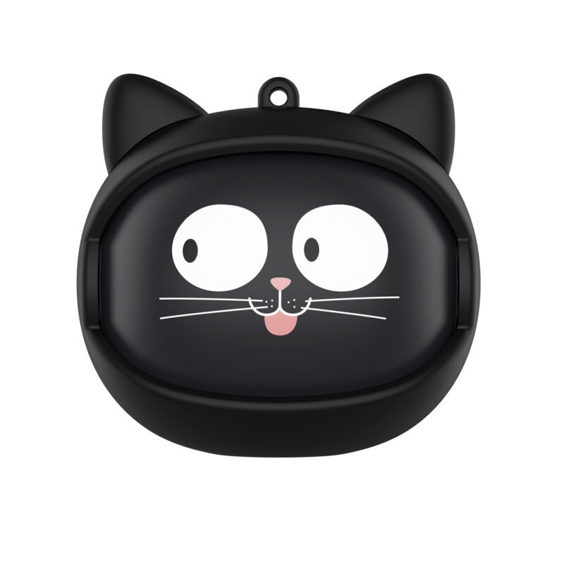 audifono tecnolab flip gato inalambricos bt, carga tipo c, 200mah, 10h reproduccion, 10m alcance, 2h carga. — vista 2