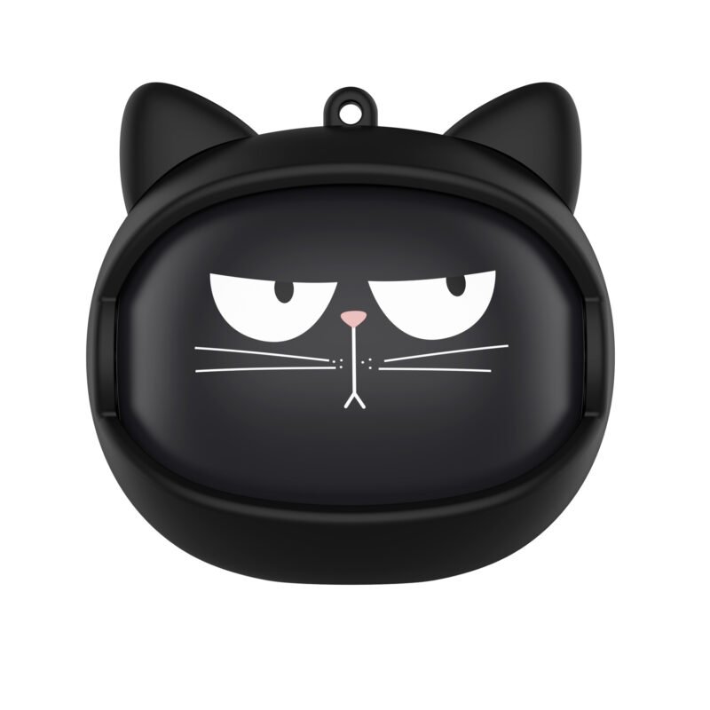 audifono tecnolab flip gato inalambricos bt, carga tipo c, 200mah, 10h reproduccion, 10m alcance, 2h carga. — vista 3