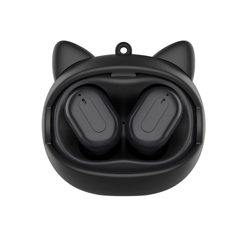 audifono tecnolab flip gato inalambricos bt, carga tipo c, 200mah, 10h reproduccion, 10m alcance, 2h carga. — vista 5