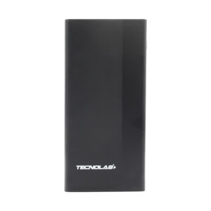 powerbank tecnolab 10000mah bateria litio, pd 22.5w, proteccion sobrecarga, amplia compatibilidad. black