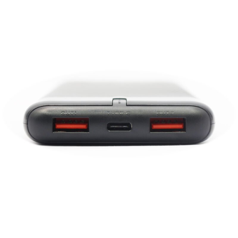 powerbank tecnolab 10000mah bateria litio, pd 22.5w, proteccion sobrecarga, amplia compatibilidad. black — vista 2
