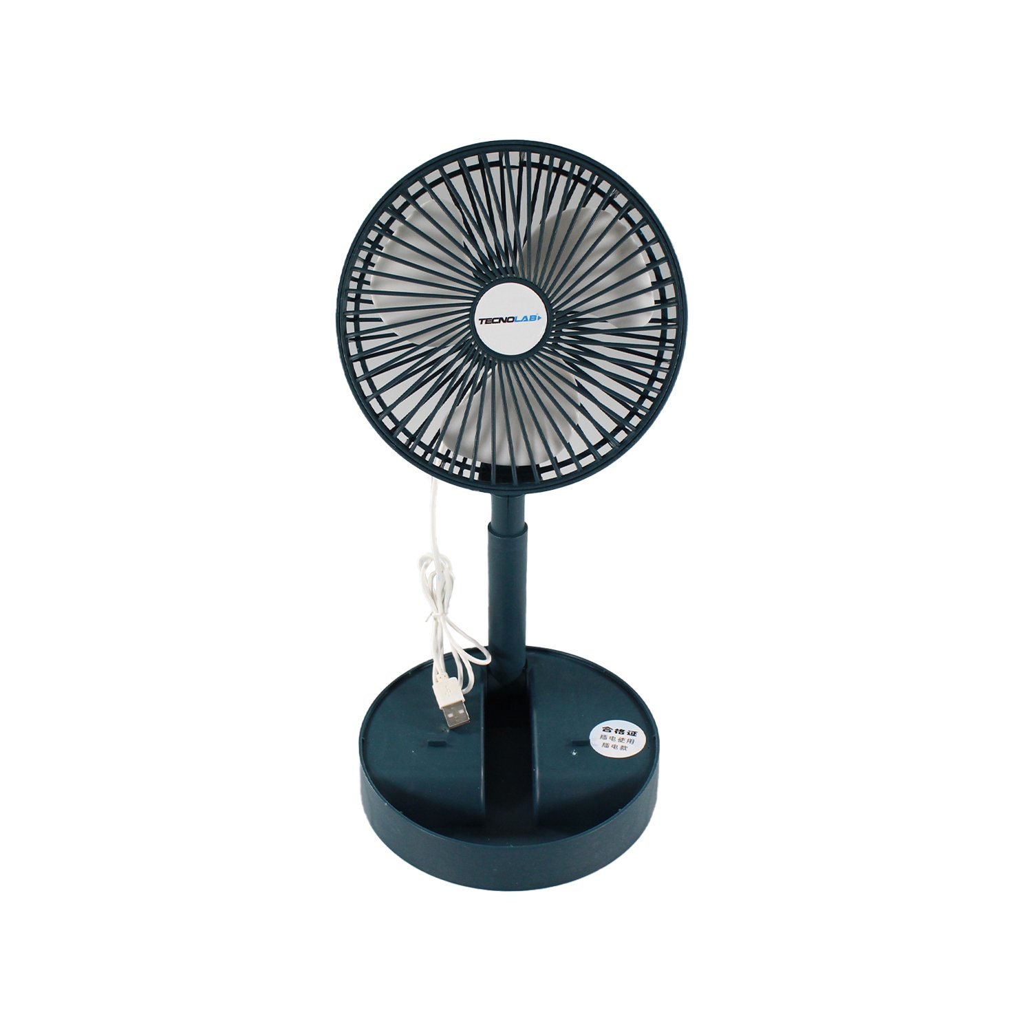 ventilador tecnolab plegable portatil, flujo de aire ajustable, dc 5v, 5w, diseÑo silencioso, soporte smartphone. green ventilador tecnolab plegable portatil, flujo de aire ajustable, dc 5v, 5w, diseÑo silencioso, soporte smartphone. green