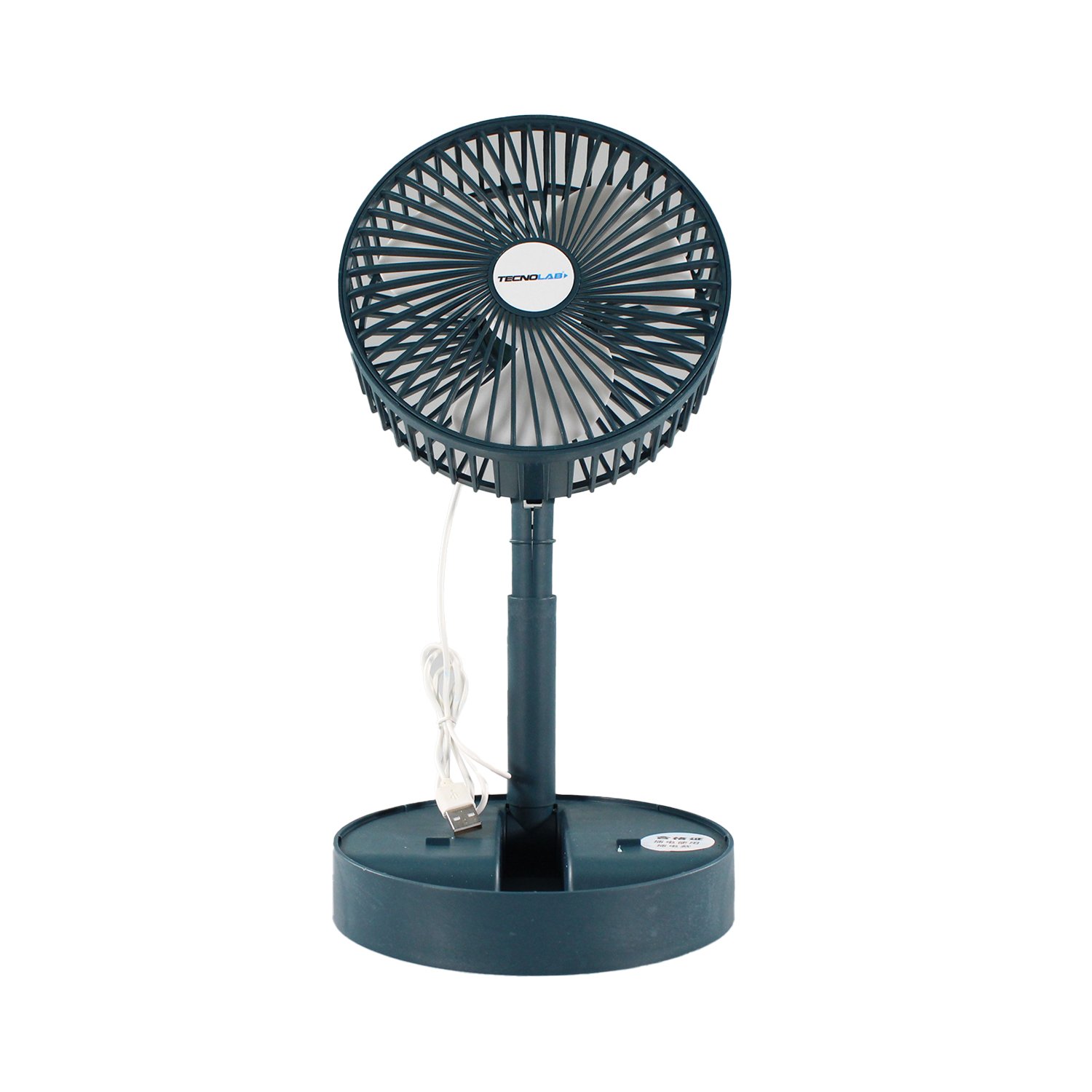 ventilador tecnolab plegable portatil, flujo de aire ajustable, dc 5v, 5w, diseÑo silencioso, soporte smartphone. green ventilador tecnolab plegable portatil, flujo de aire ajustable, dc 5v, 5w, diseÑo silencioso, soporte smartphone. green