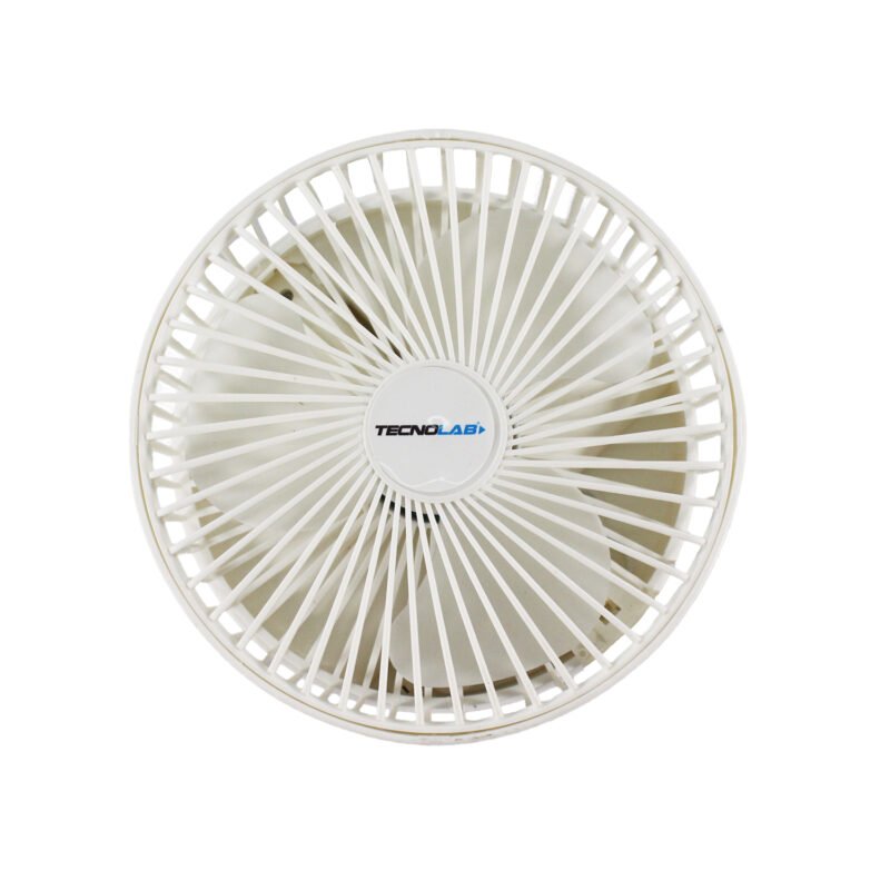 ventilador tecnolab plegable portatil, flujo de aire ajustable, dc 5v, 5w, diseÑo silencioso, soporte smartphone.white — vista 2