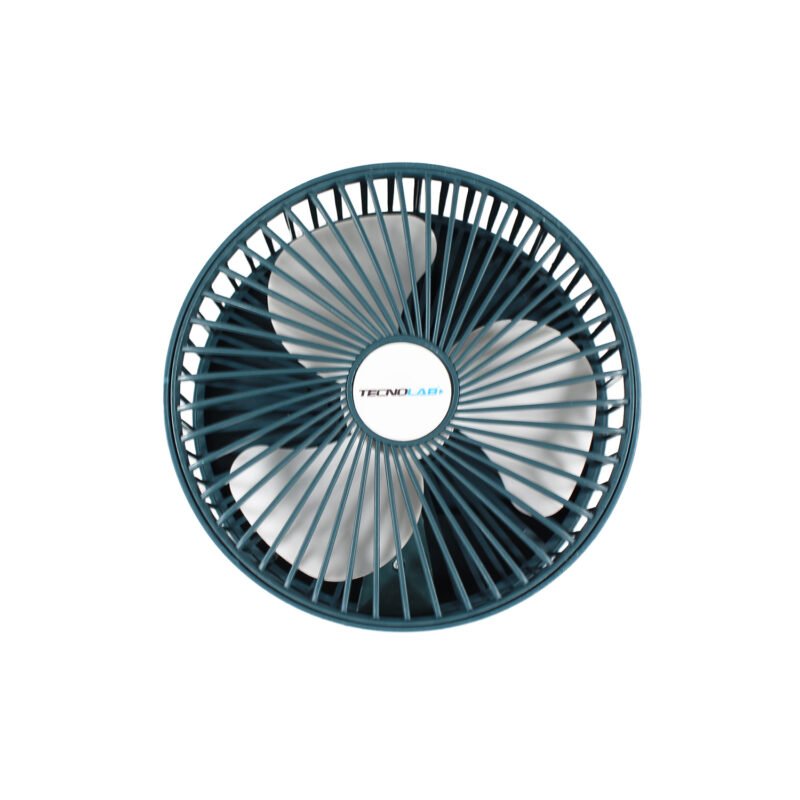 ventilador mini con pedestal, plegable, flujo ajustable, dc 5v, 5w, verde/, bateria recargable 500mahh greenwhite — vista 2
