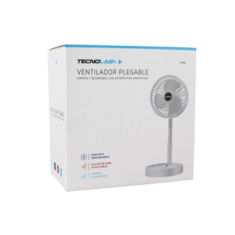 ventilador mini con pedestal, plegable, flujo ajustable, dc 5v, 5w, verde/, bateria recargable 500mahwhitewhite