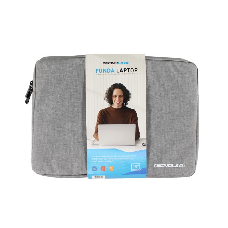 funda para notebook de 15 pulgadas, color gray — vista 3
