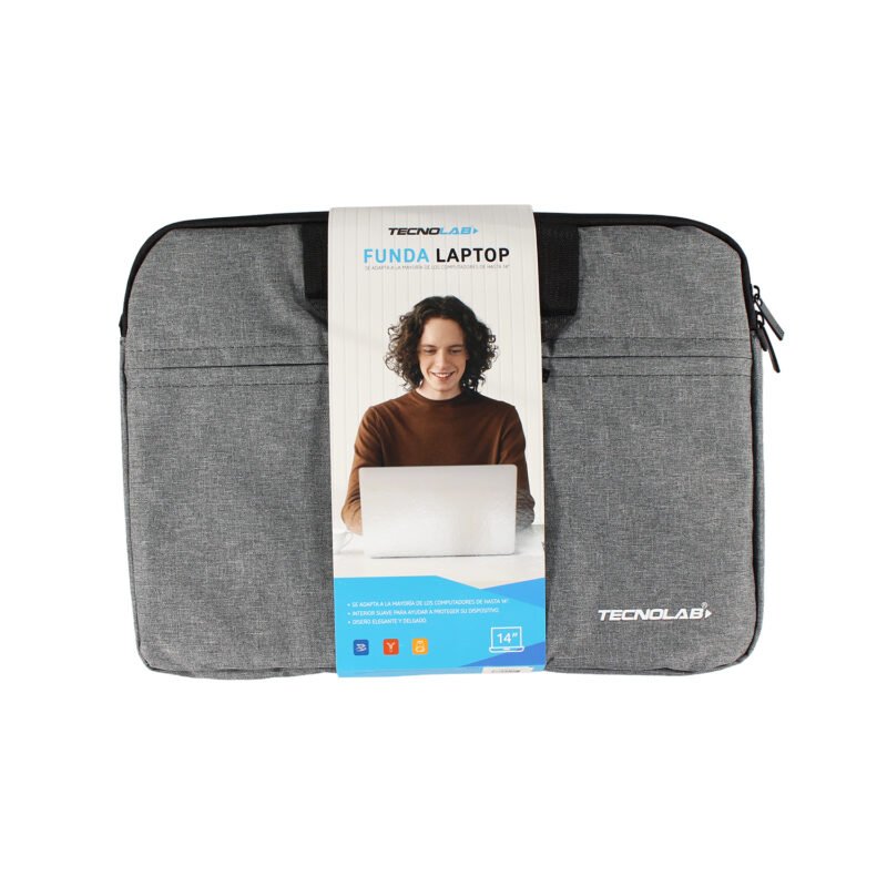 bolso para notebook de 14 pulgadas, color gray — vista 2