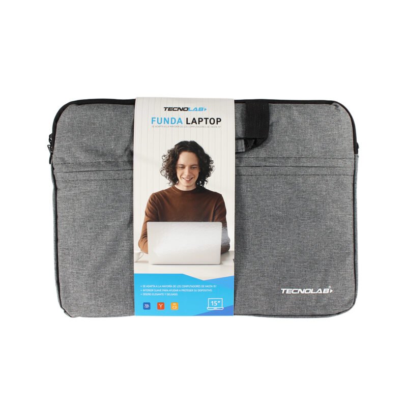 bolso para notebook de 15 pulgadas, color gray — vista 2