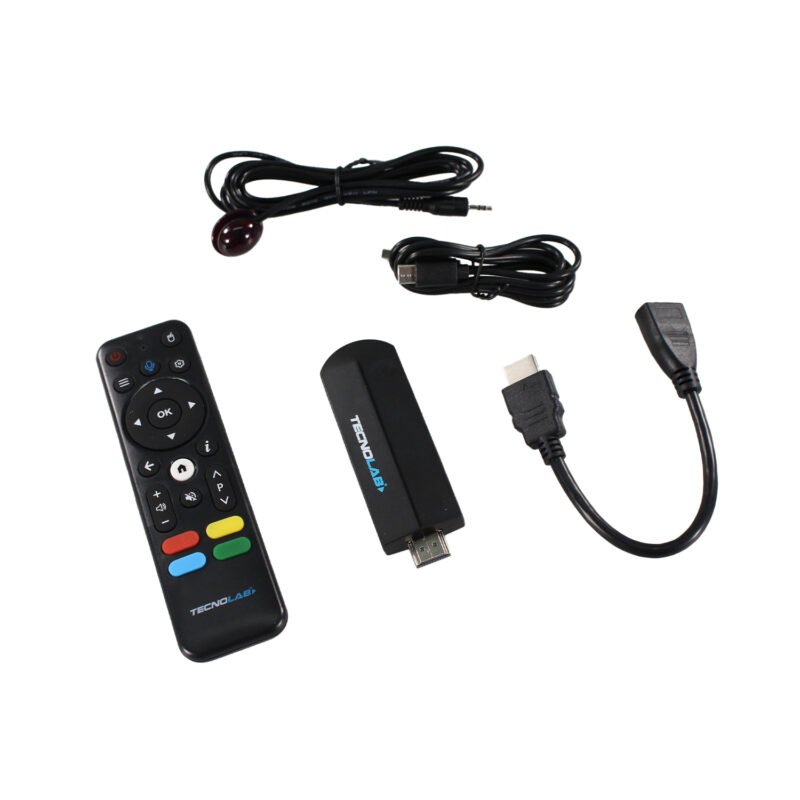 tv stick 4k android 12 2+16gwifi 2.4/5g compatible aplicaciones de ip tv y juegos, con control remoto — vista 2