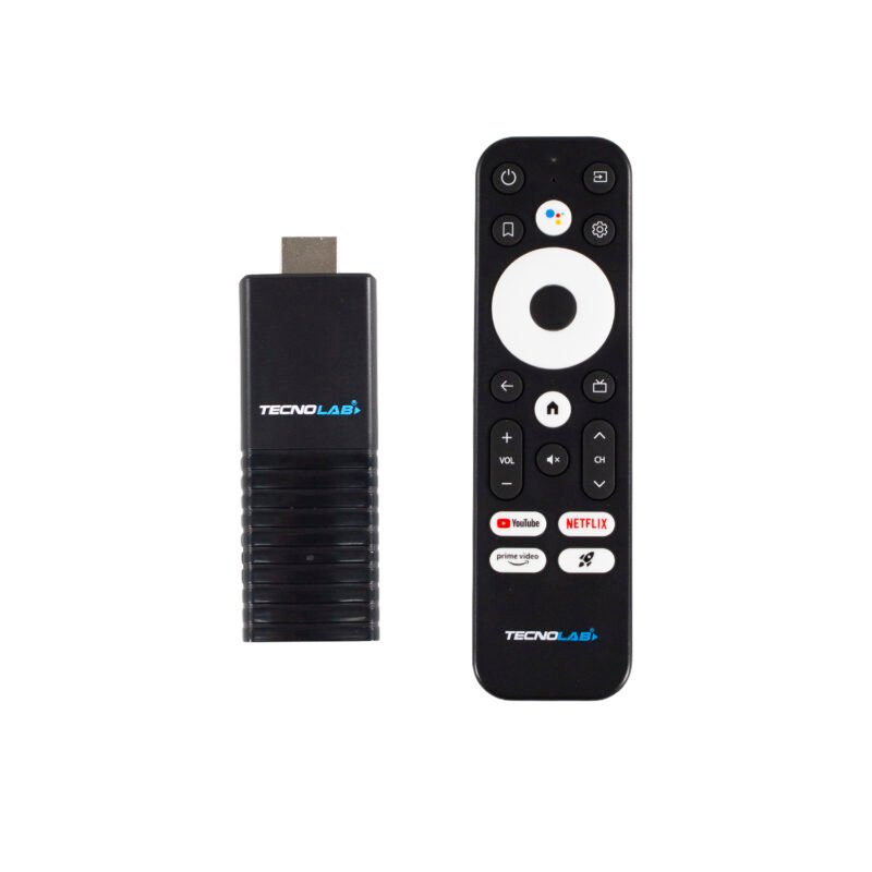 tv stick 4k android 12 2+16gwifi 2.4/5g compatible aplicaciones de ip tv y juegos, con control remoto — vista 4