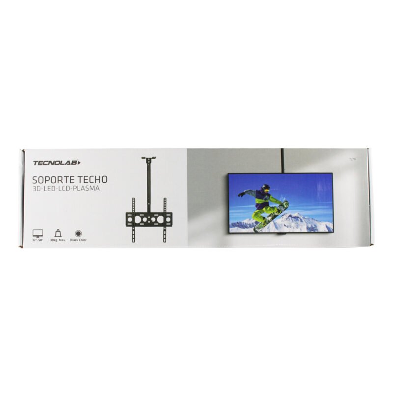 soporte tecnolab tv/monitor 32” 58”, carga 30 kg, vesa 400*400mm — vista 3