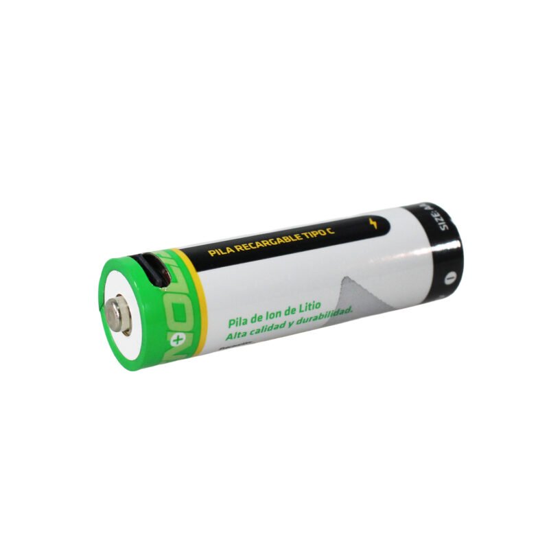 pila tecnolab recargable aa tipo c, 6290mwh pack 2 unidades — vista 3