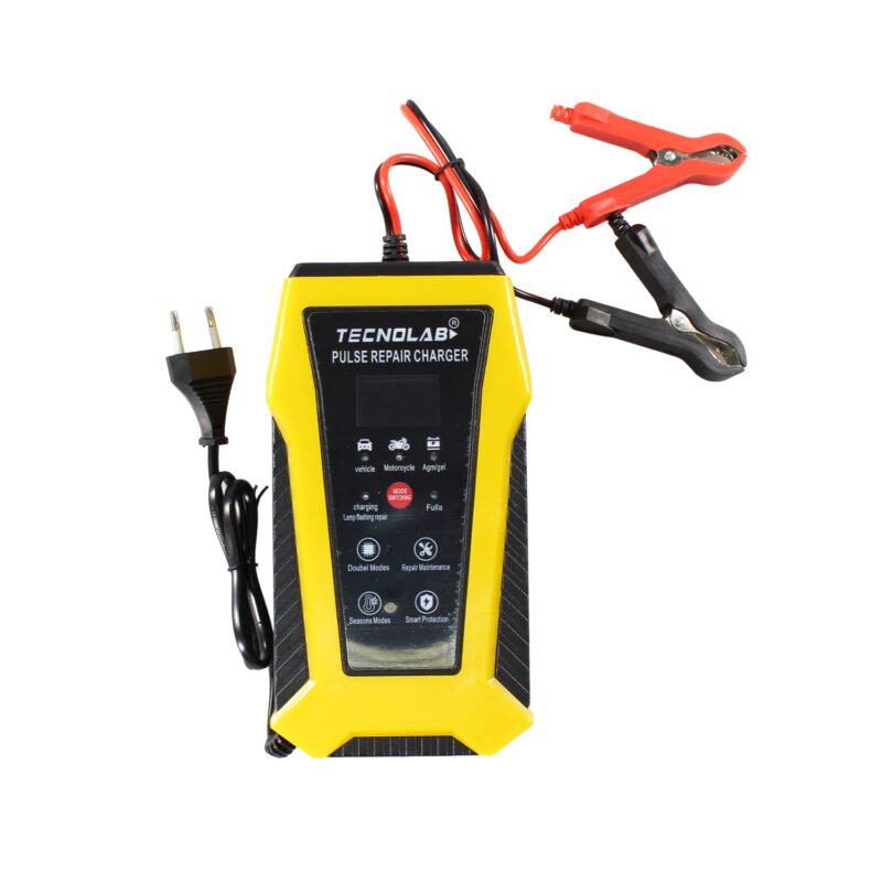 cargador de bateria para auto y moto, 12v — vista 2