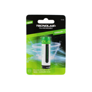 pila tecnolab recargable 18650 3.7v 4200mah 1 unidad