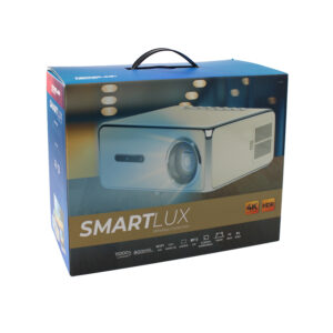 proyector smart android 9 con wifi, bt 5.0,1500 lumenes 800 ansi , 1080 y 4k. ram 1g rom 8g de 40 a 300 pulgadas