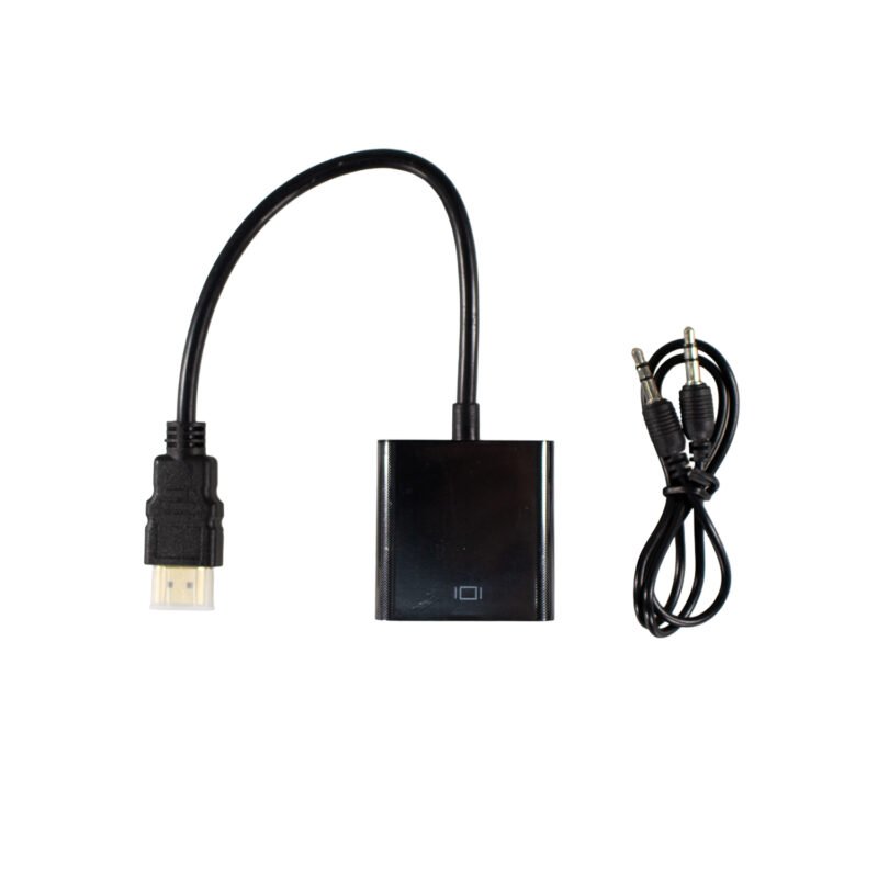 adaptador tecnolab hdmi a vga con chip y audio. — vista 3