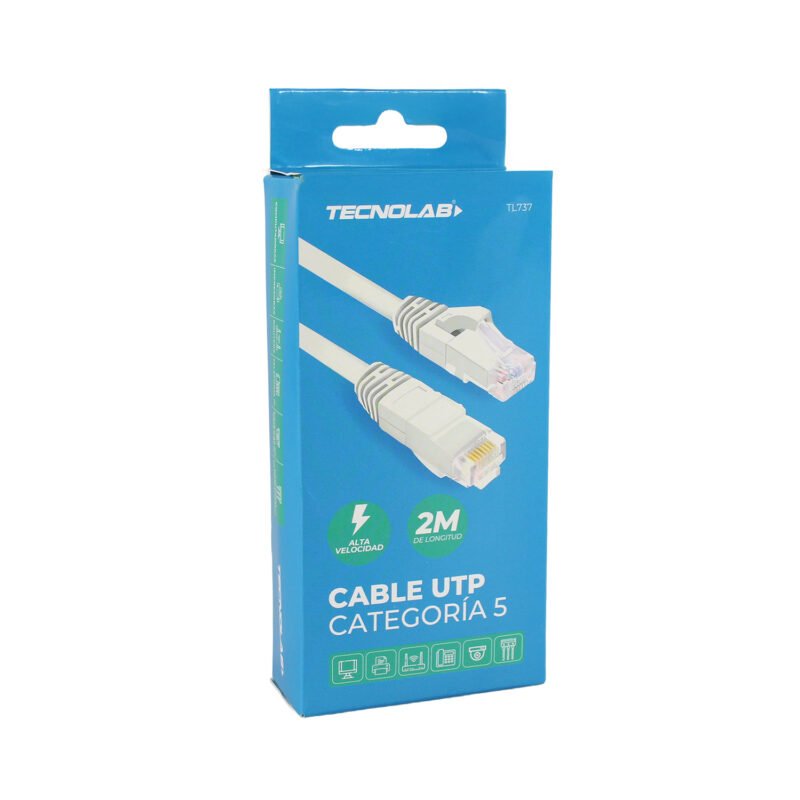 cable tecnolab de red utp, 2 metros — vista 3