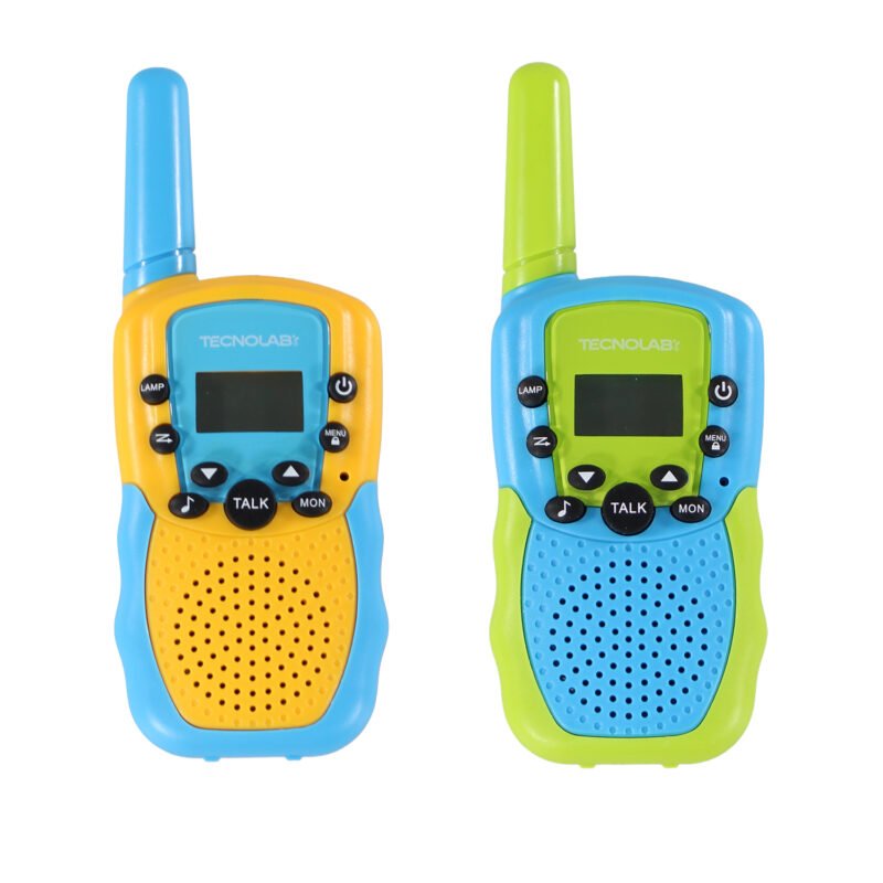 set 2 radio walkie talkie para niÑos con 22 canales y 38 codigos de privacidad. cobertura de 3km — vista 6