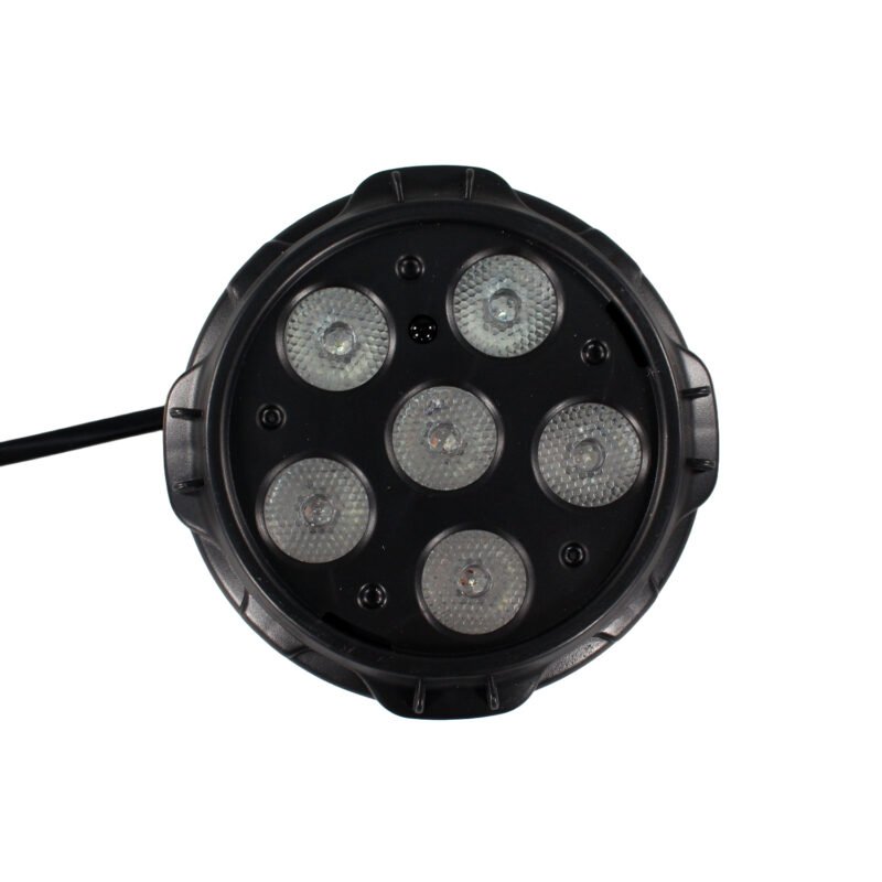 foco tecnolab par 6 con parlante 10w de iluminacion + 10 w de sonido — vista 3