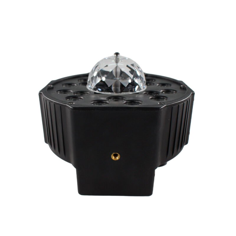 foco tecnolab par 18 con luz giratoria 60w con conexion a dmx — vista 4