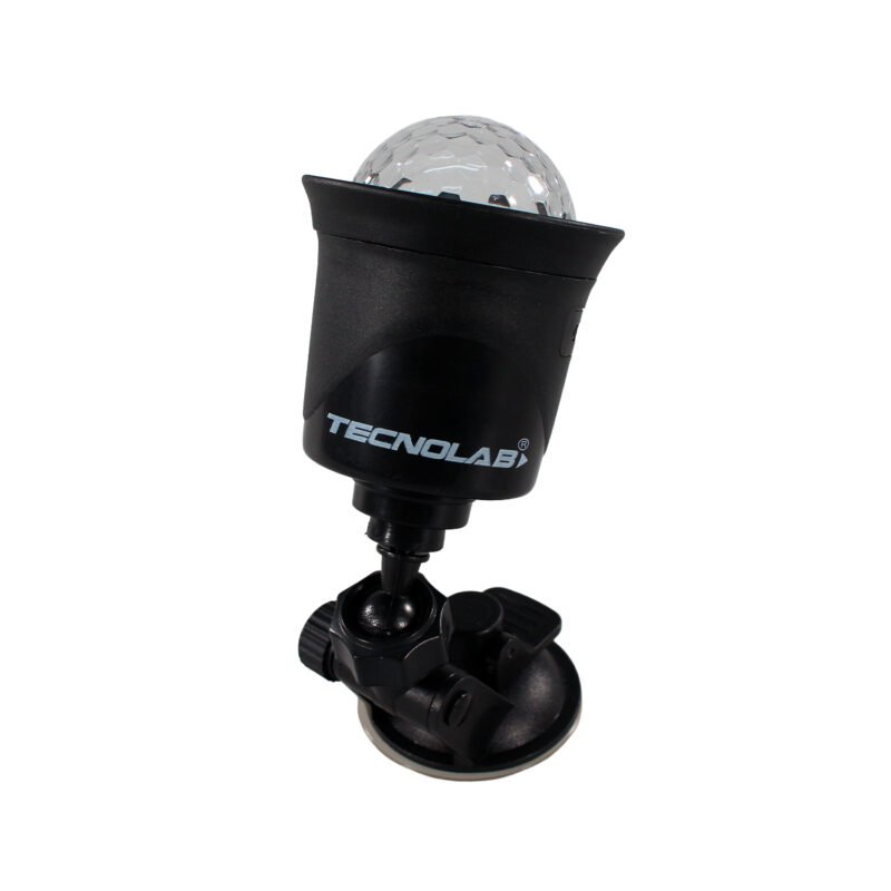 luz giratoria rgb con sensor de musica bateria de 800 mah usb tipo c — vista 4