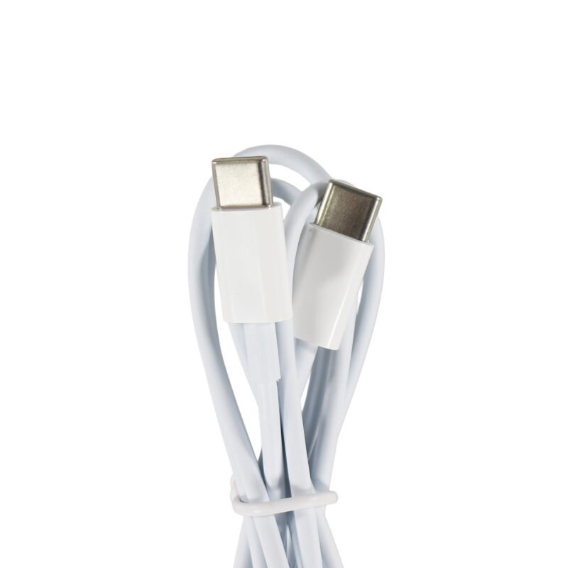 cable tecnolab 20w tipo c a c. 1 metro. white — vista 3