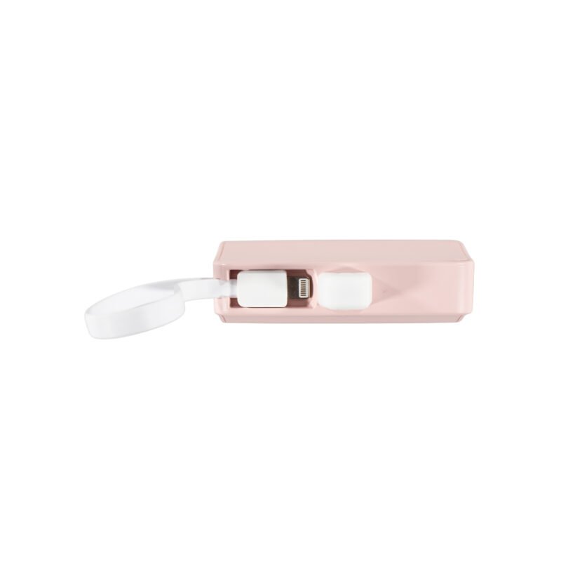 powerbank tecnolab 10000 mah, 20w salida usb tipo c y lightning. pink — vista 6